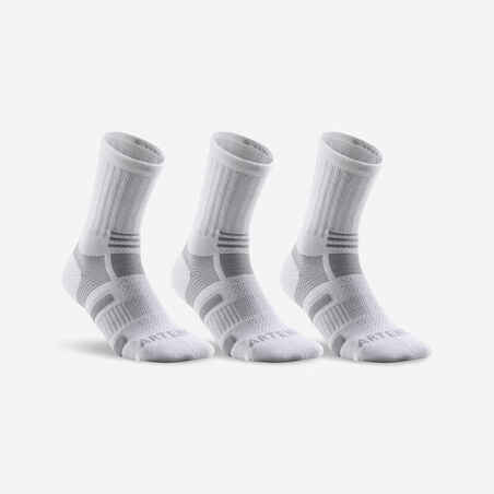 Sive in bele visoke nogavice RS560 za odrasle (3 pari)