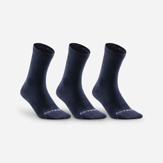 
      CHAUSSETTES DE SPORT HAUTES RS 160 MARINE LOT DE 3
  