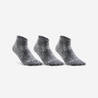 Mid Tennis Socks RS 500 Tri-Pack - Grey