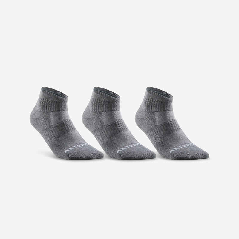 Tennissocken RS 500 Mid 3er-Pack grau Tennissocken RS 500 Mid 3er-Pack grau