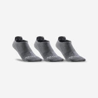 CHAUSSETTES DE SPORT BASSES ARTENGO RS 160 GRIS LOT DE 3