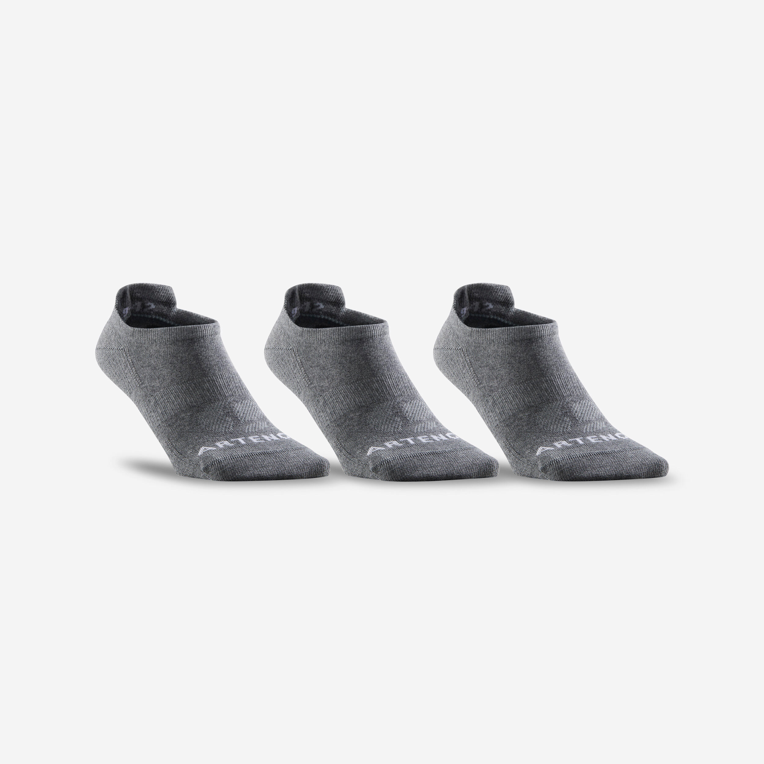 ARTENGO RS 160 Low Sports Socks Tri-Pack - Grey