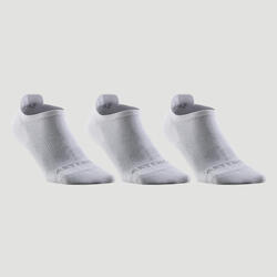 Calcetines cortos de tenis Pack de 3 Artengo RS 160 blanco