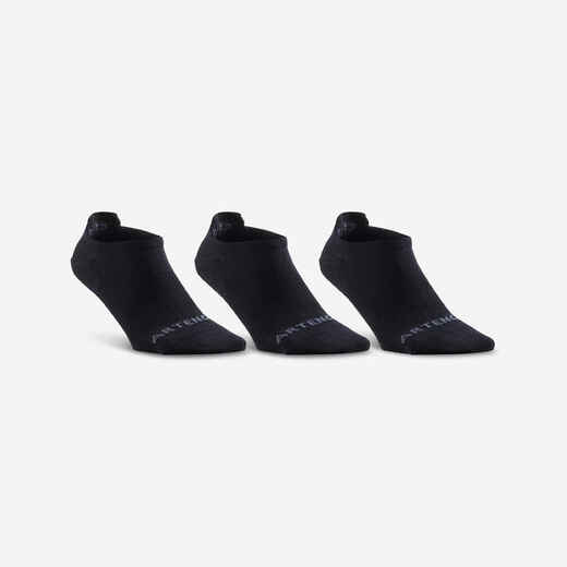 
      Medias tobilleras deportivas para Adulto x3 pares - Artengo Rs160 negro
  