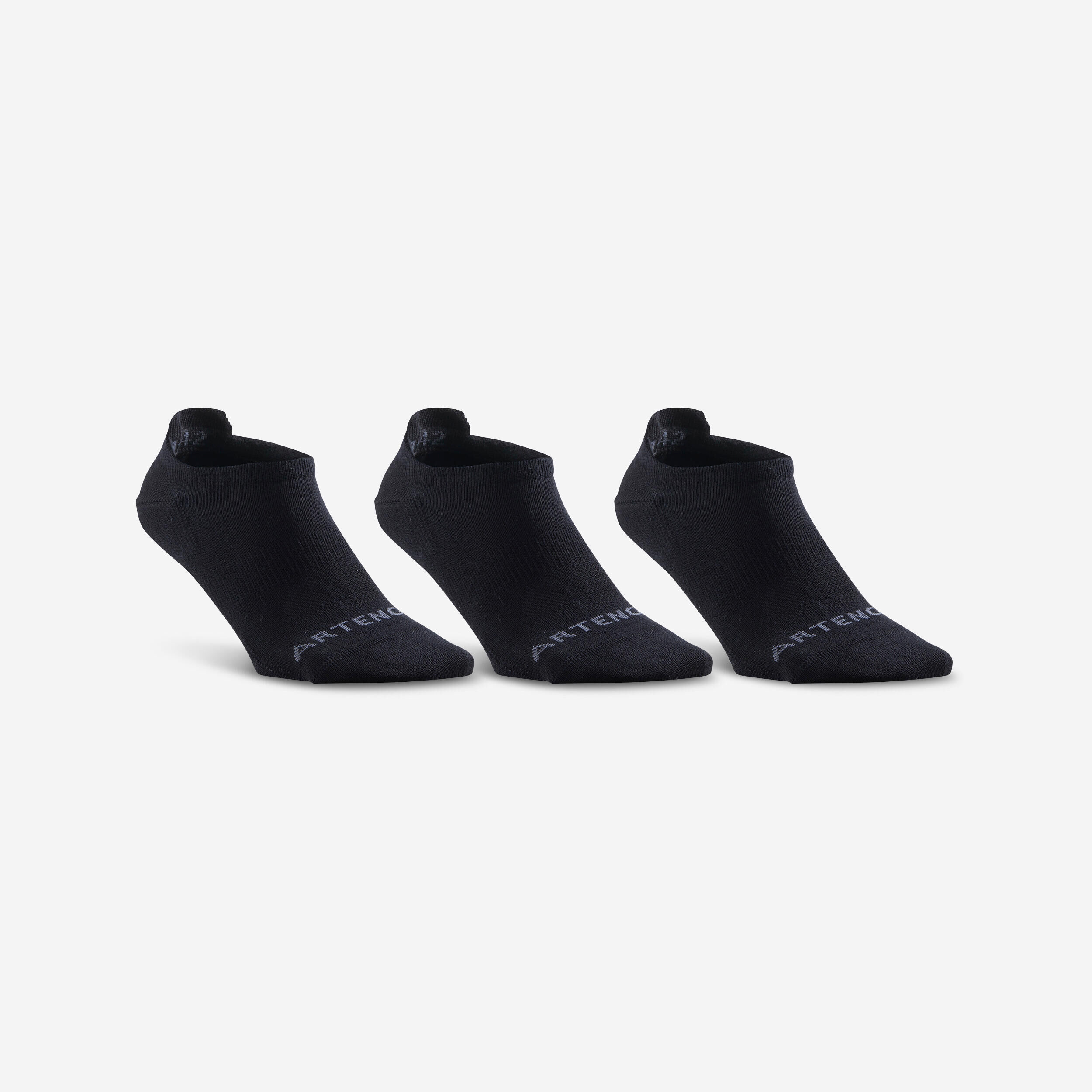 ARTENGO RS 160 Low Sports Socks Tri-Pack - Black