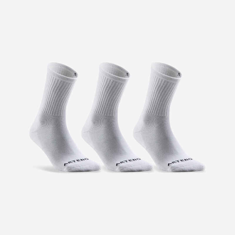 Sports Socks RS 100 Tri-Pack - White - Decathlon
