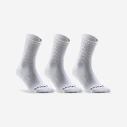 High Tennis Socks RS 100 Tri-Pack - White