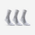 CHAUSSETTES DE SPORT HAUTES RS 100 BLANC LOT DE 3