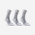 CHAUSSETTES DE SPORT HAUTES RS 100 BLANC LOT DE 3