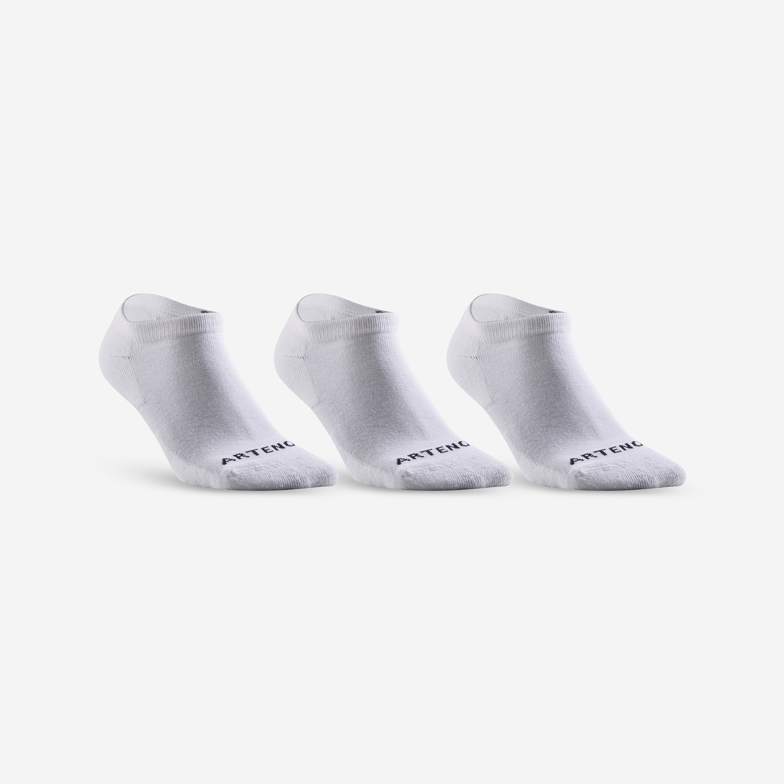 Chaussettes de tennis basses rs 100 blanches lot de 3 - Tennis - Artengo- Clubs - Entreprises - Collectivités - Associations