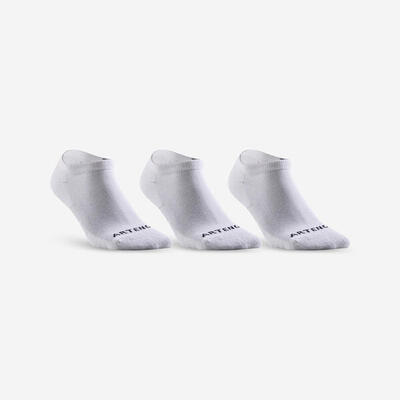 CHAUSSETTES DE SPORT BASSES RS 100 BLANCHE LOT DE 3