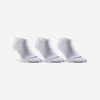 CHAUSSETTES DE TENNIS BASSES RS 100BLANCHES LOT DE 3