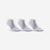 CHAUSSETTES DE TENNIS BASSES RS 100 BLANCHE LOT DE 3