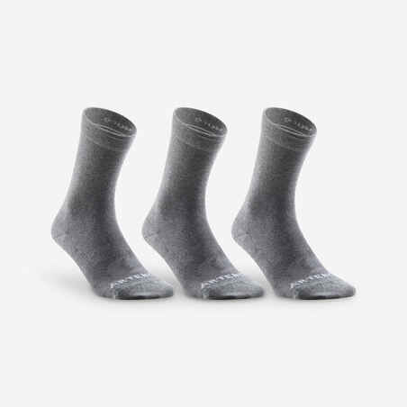 High Tennis Socks RS 160 Tri-Pack - Grey