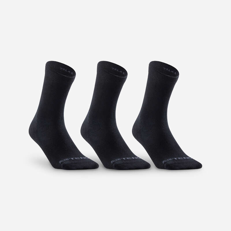 ČARAPE ZA ODRASLE Dodaci odjeći - Čarape RS 160 3 para crne  ARTENGO - Čarape