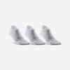 CHAUSSETTES DE SPORT BASSES ARTENGO RS 500 BLANC LOT DE 3