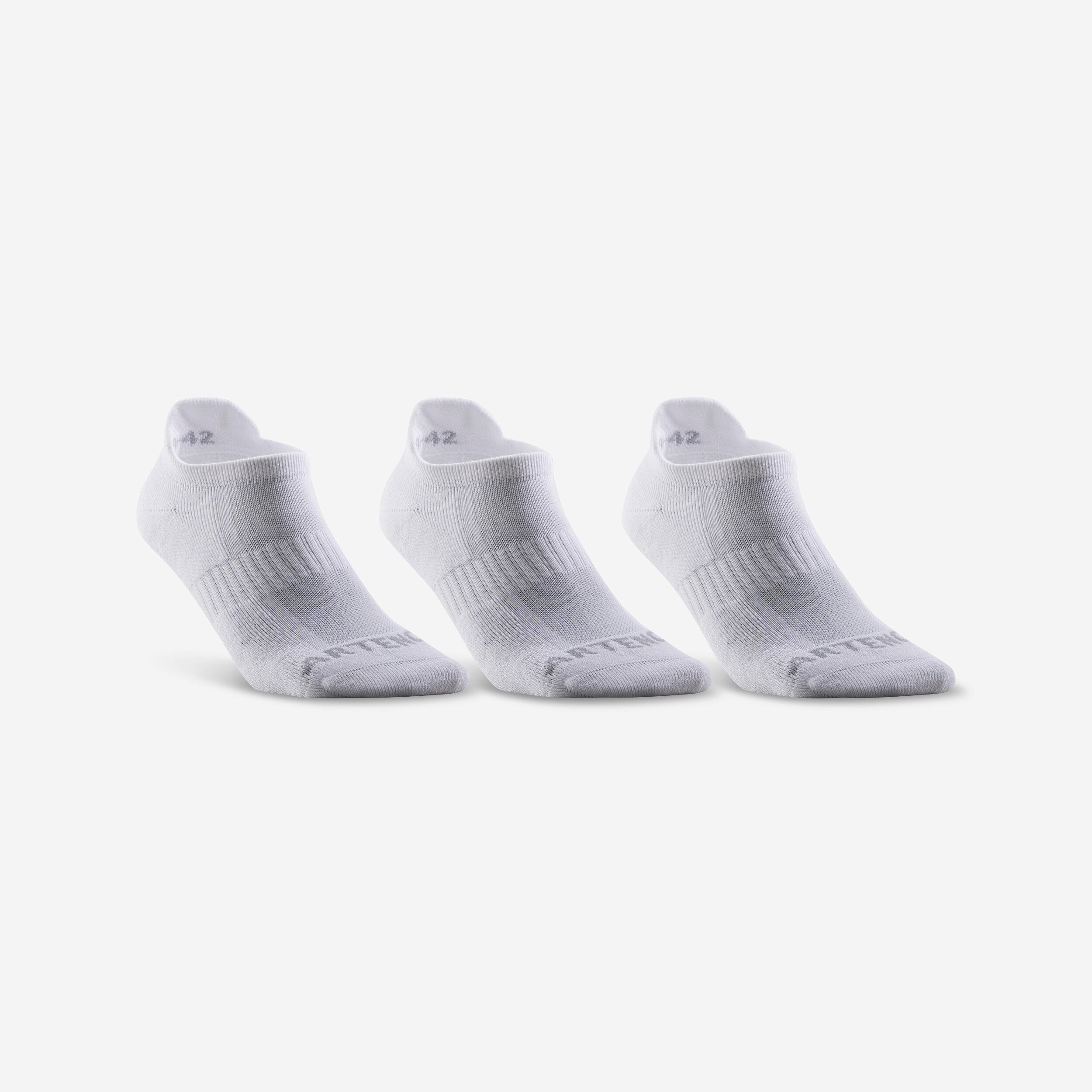 CHAUSSETTES DE SPORT BASSES ARTENGO RS 500 BLANC LOT DE 3 Decathlon