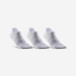 3雙入低筒網球運動襪RS 500-白色