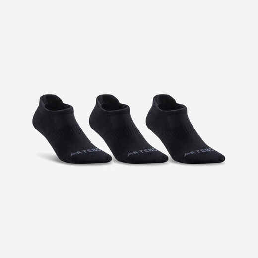 
      CHAUSSETTES DE SPORT BASSES ARTENGO RS 500 NOIR LOT DE 3
  