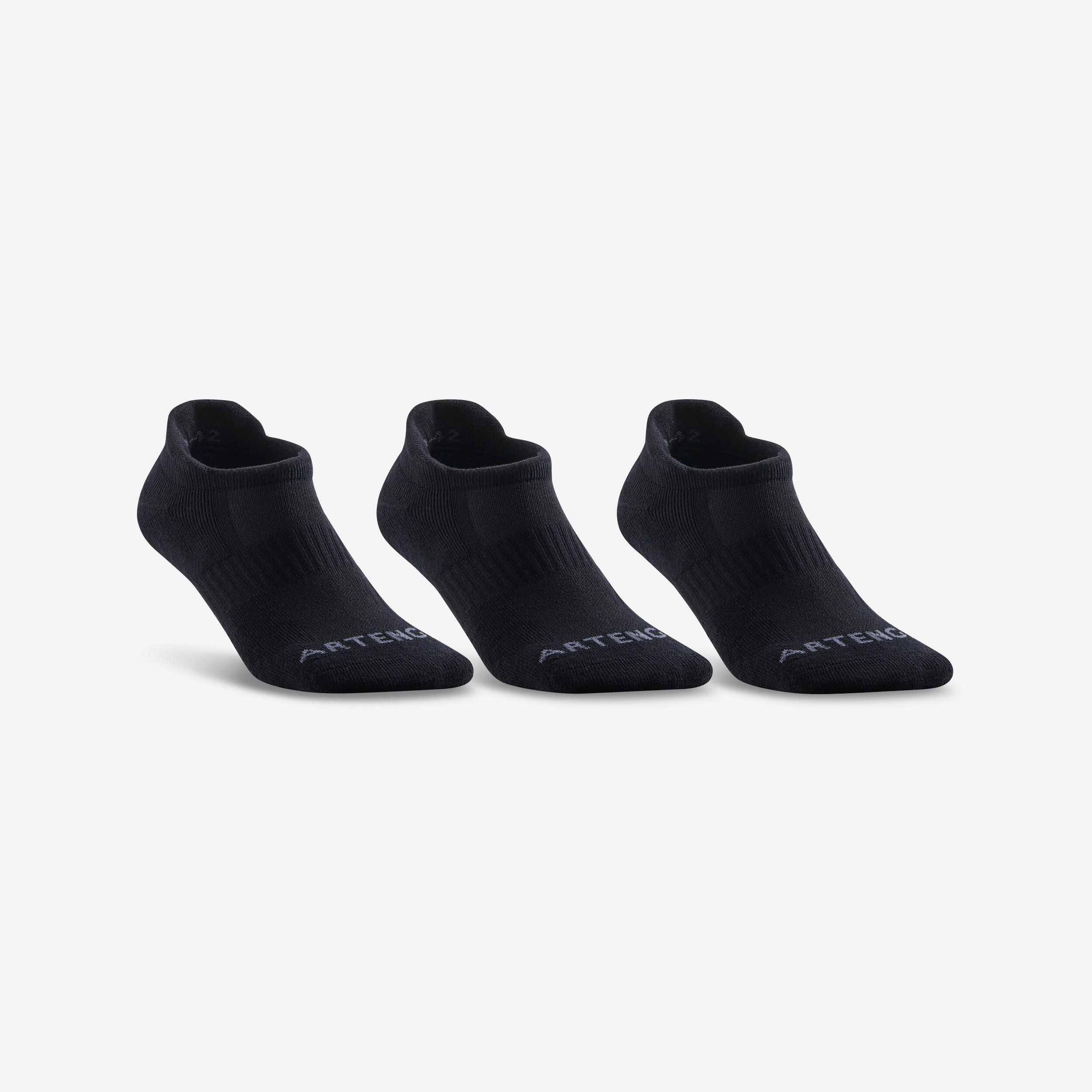 RS 500 Low Sports Socks Tri-Pack - Black 1/3