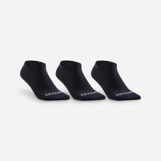 
      Low Tennis Socks RS 100 Tri-Pack - Black
  