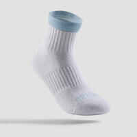 Kids' Mid Sports Socks RS 500 Tri-Pack - White