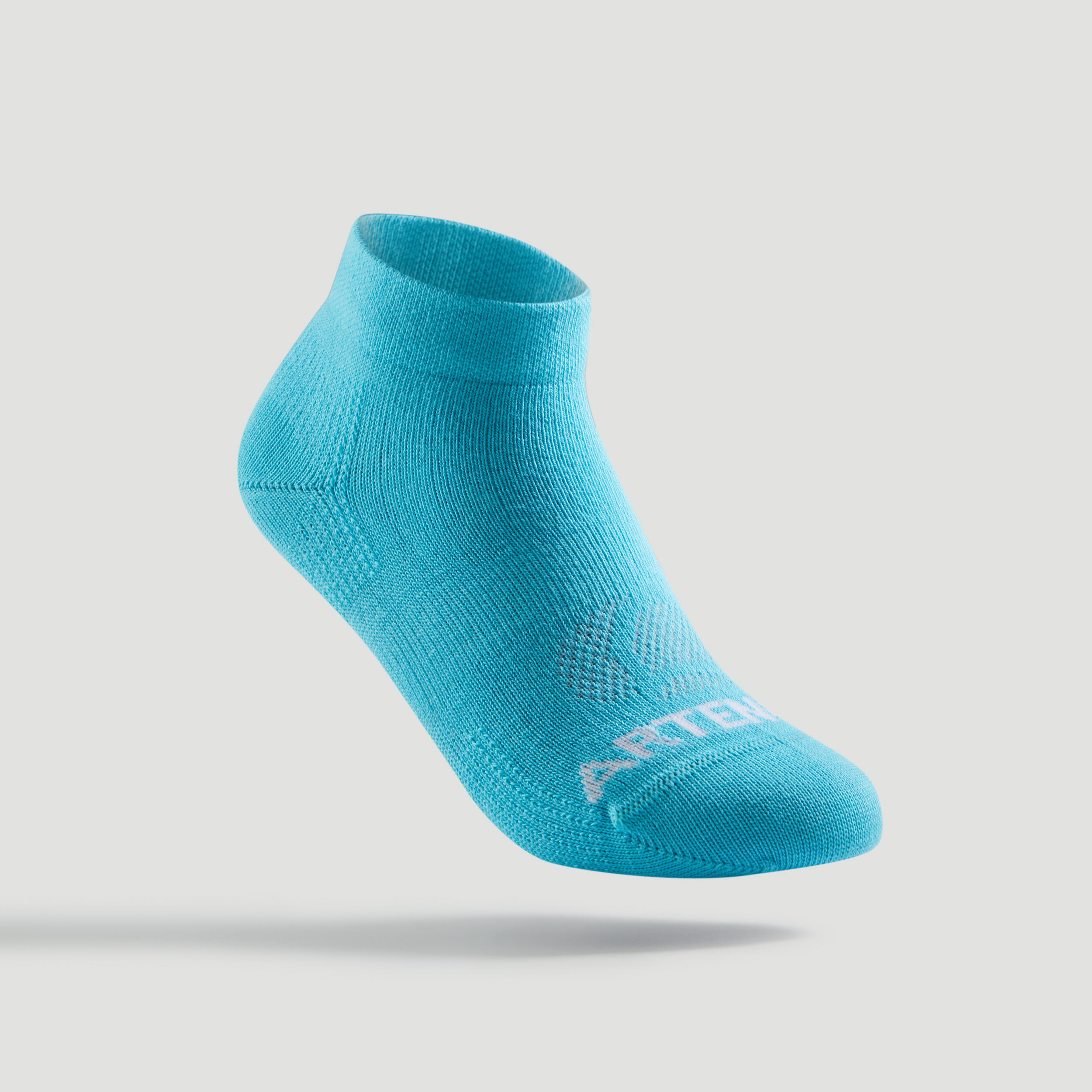 Kids' Mid Sports Socks RS 160 Tri-Pack - Turquoise 3/8