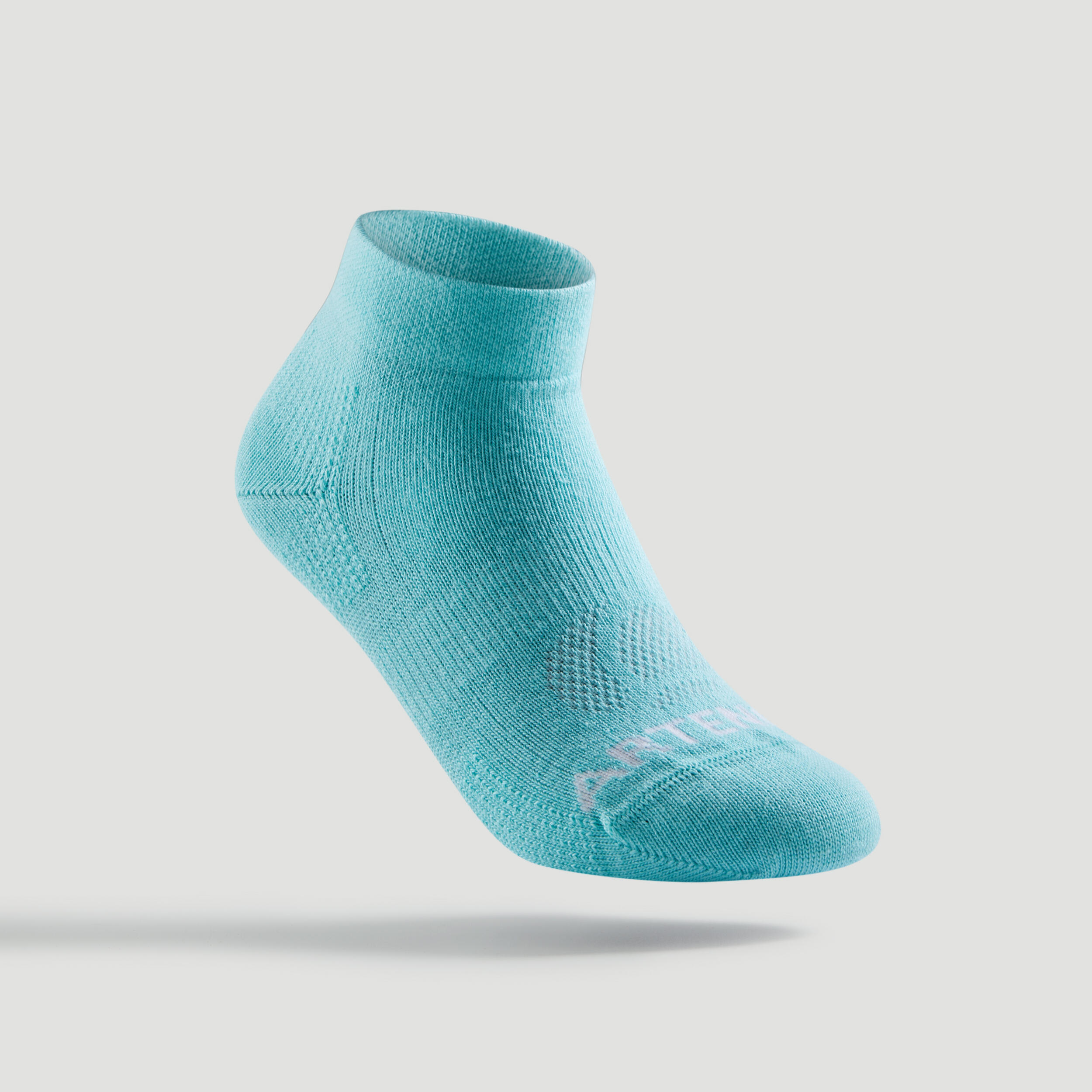Kids' Mid Sports Socks RS 160 Tri-Pack - Turquoise 2/8