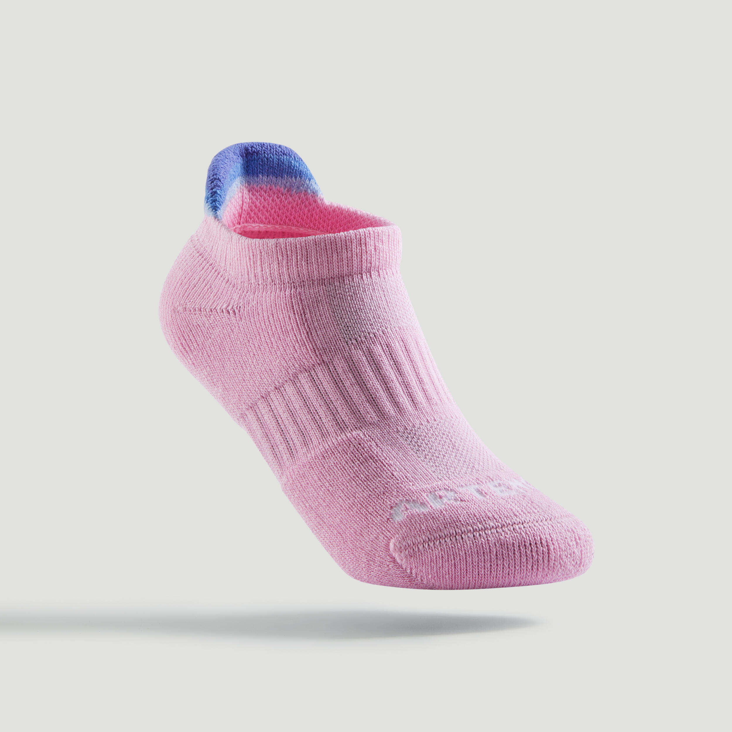 Kids' Low Tennis Socks Tri-Pack RS 500 - Blue/White/Pink 4/8