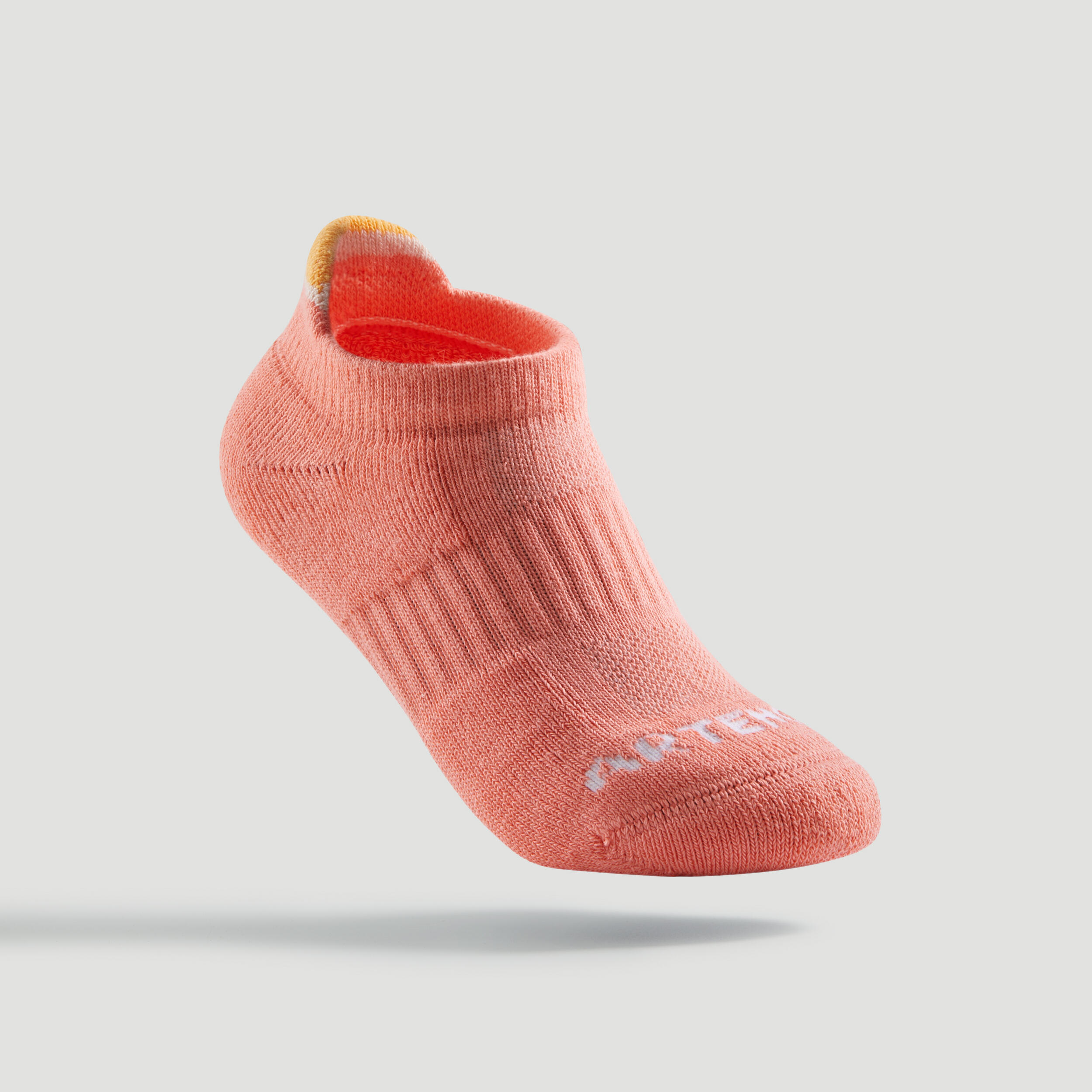 Kids' Low-Cut Sports Socks Tri-Pack - Beige/White/Pink 3/8