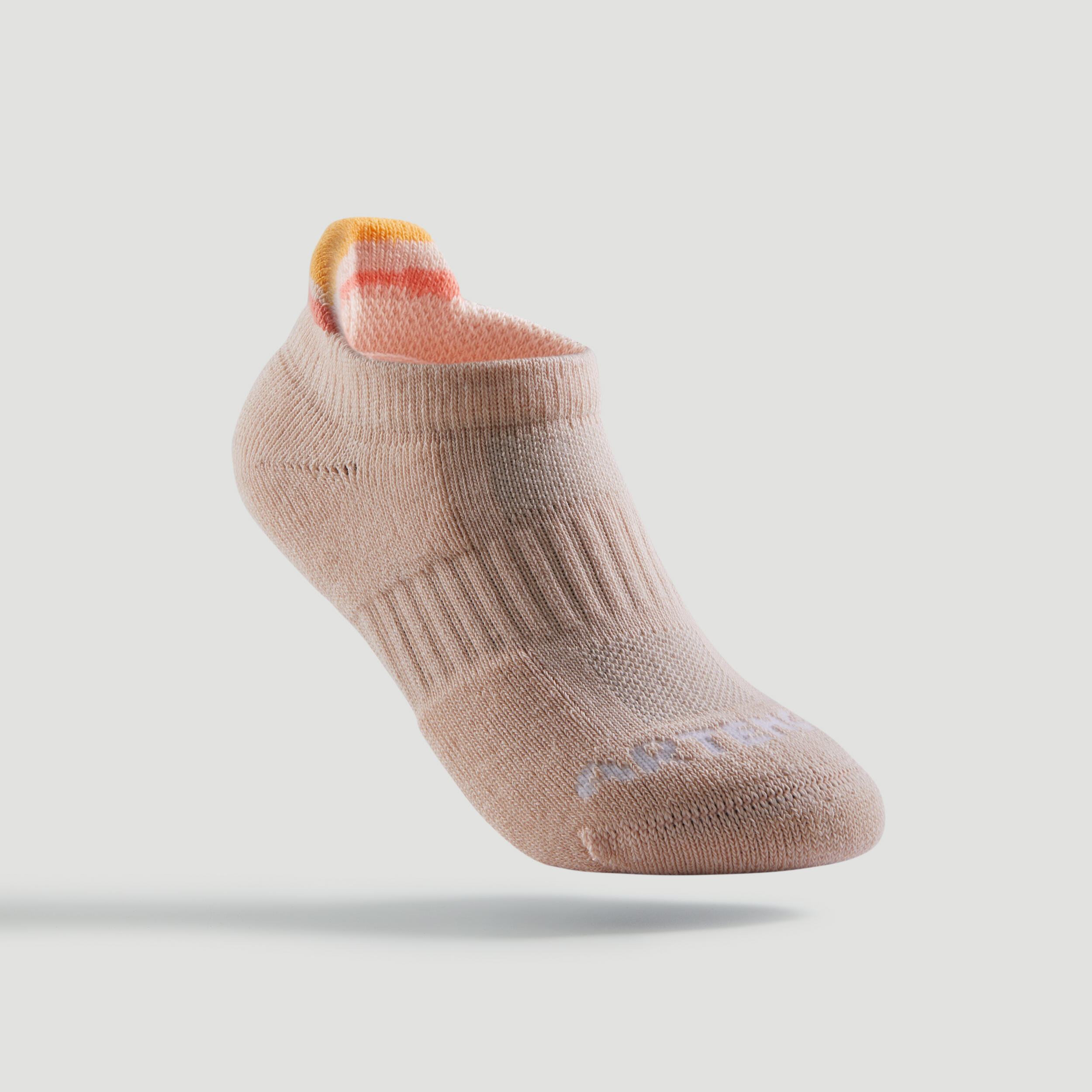 Kids' Low-Cut Sports Socks Tri-Pack - Beige/White/Pink 2/8