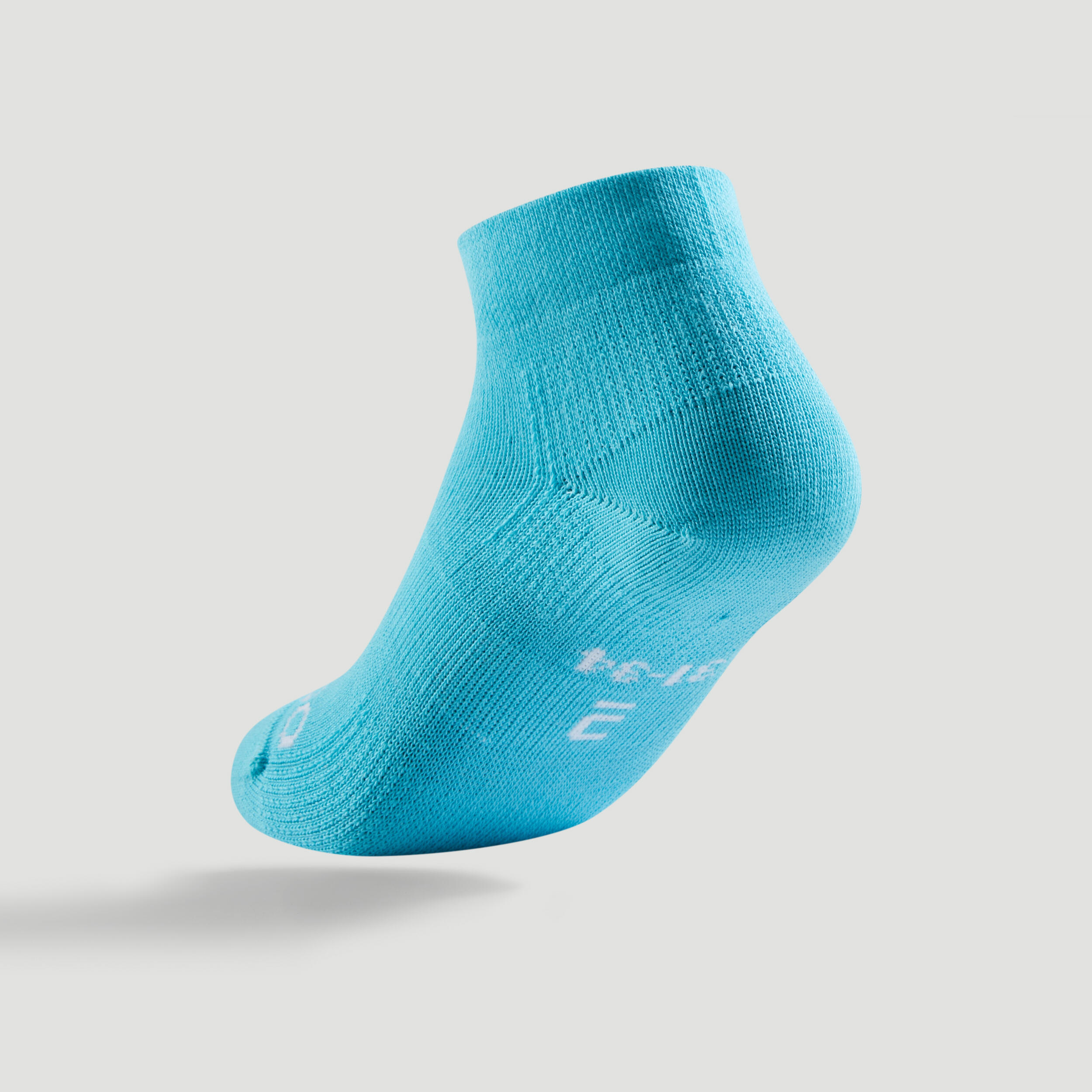 Kids' Mid Sports Socks RS 160 Tri-Pack - Turquoise 6/8
