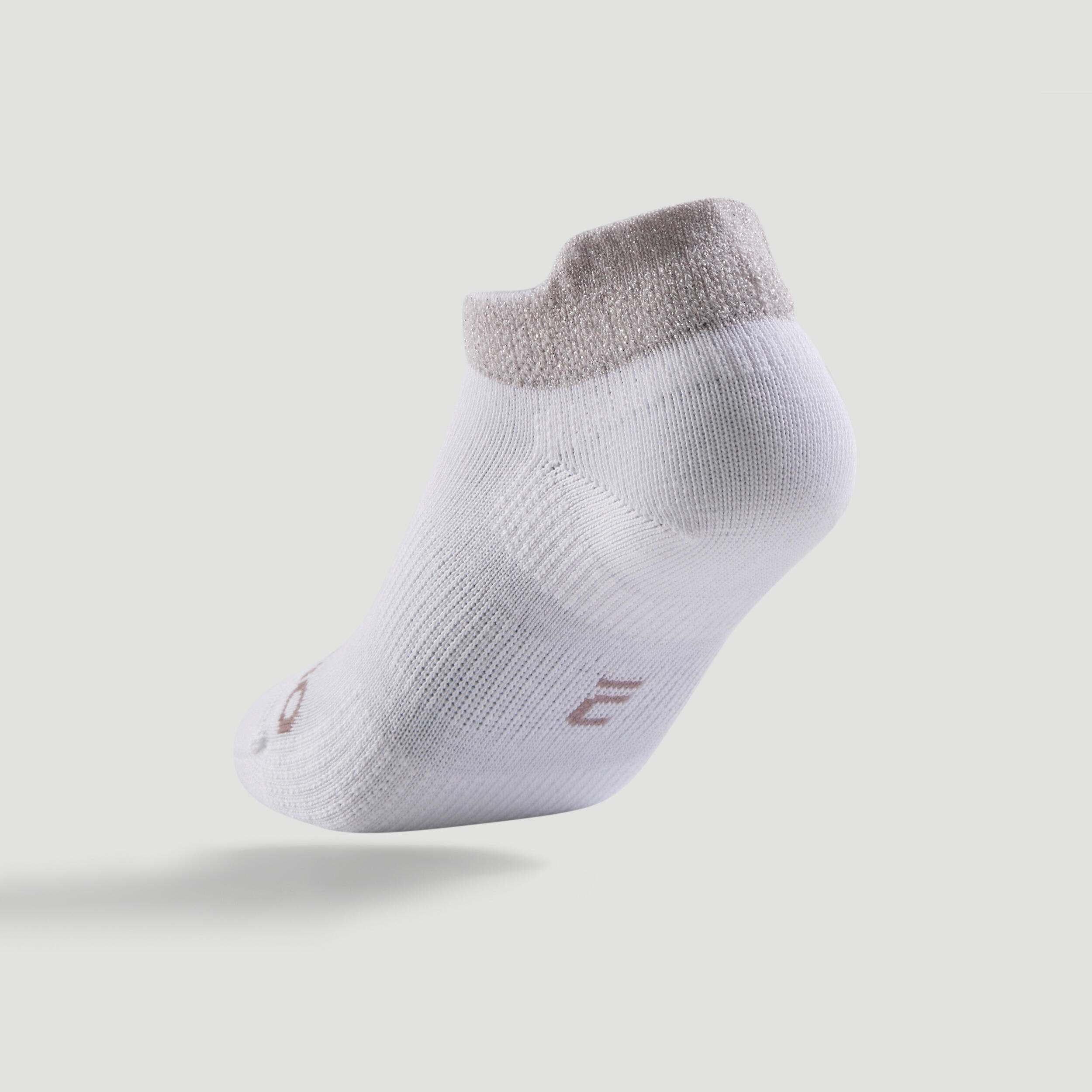 Kids' Low-Cut Sports Socks RS 160 Tri-Pack - Bright White 6/8