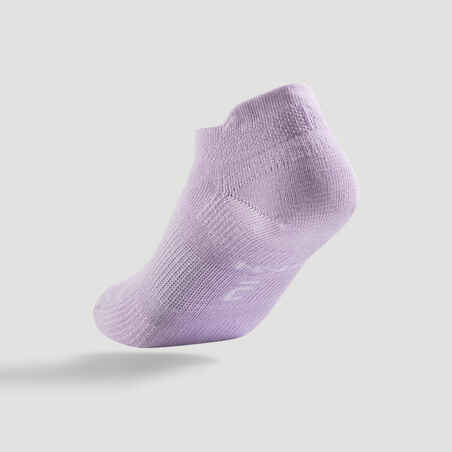 Kids' Low Tennis Socks Tri-Pack RS 160 - Blue/Green/Purple