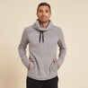 Hoodie de yoga cálido para Hombre Kimjaly gris