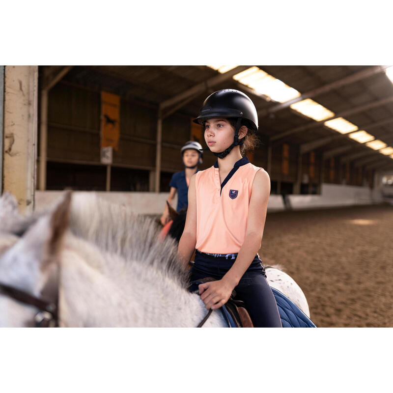 Casque équitation Adulte et Enfant - 100 noir