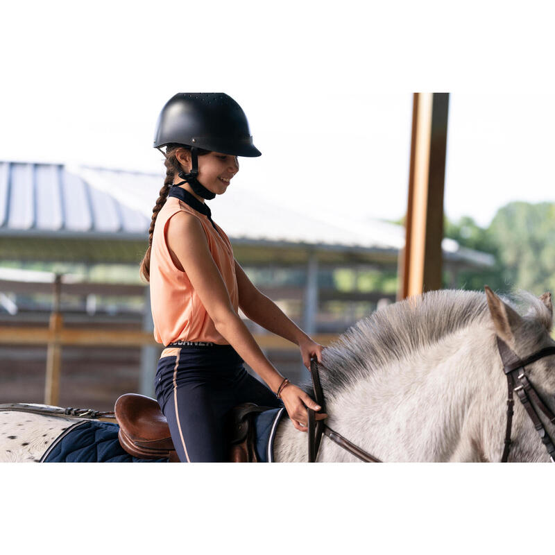 Casque équitation Adulte et Enfant - 100 noir