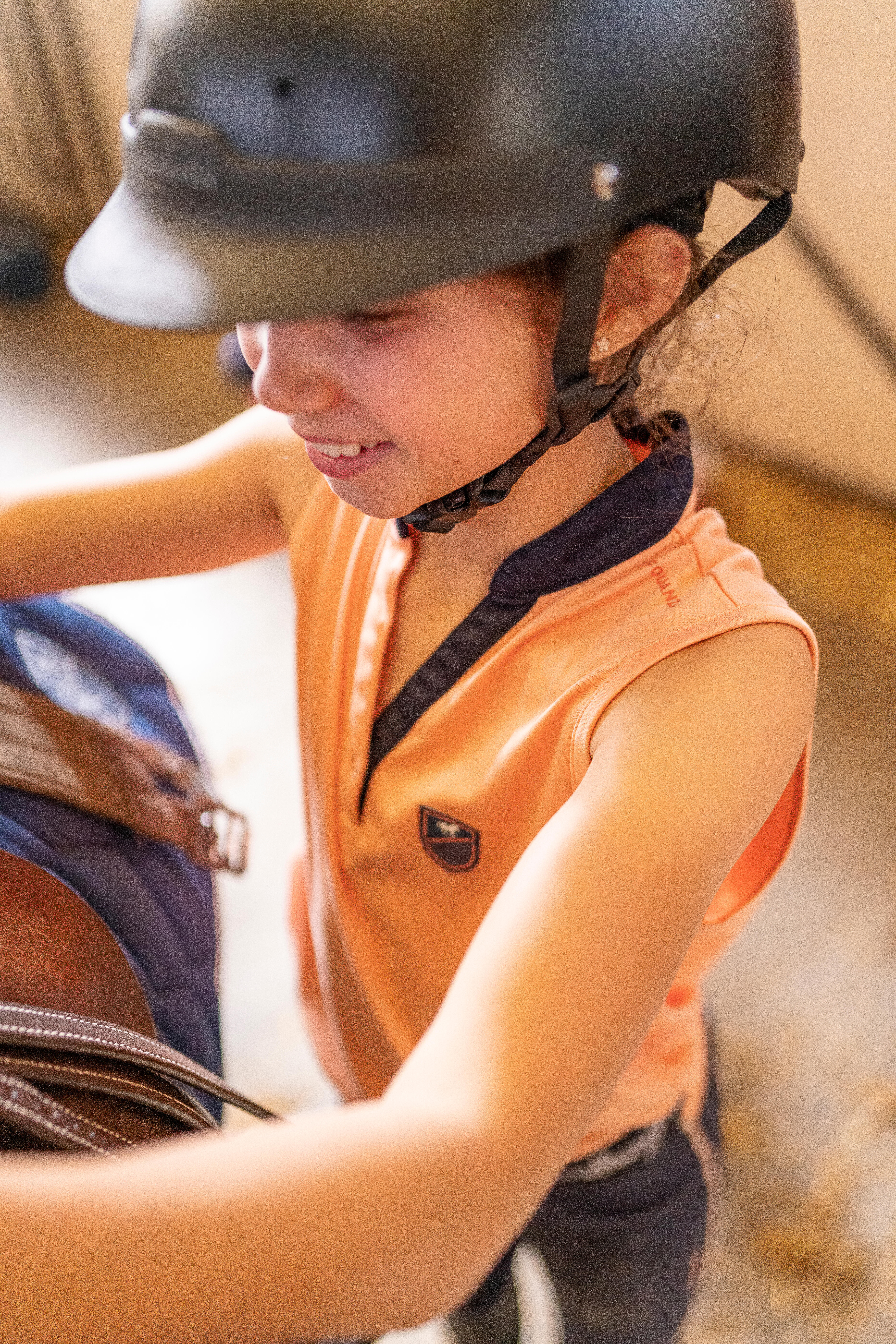 Horse Riding Helmet - 100 Black - FOUGANZA