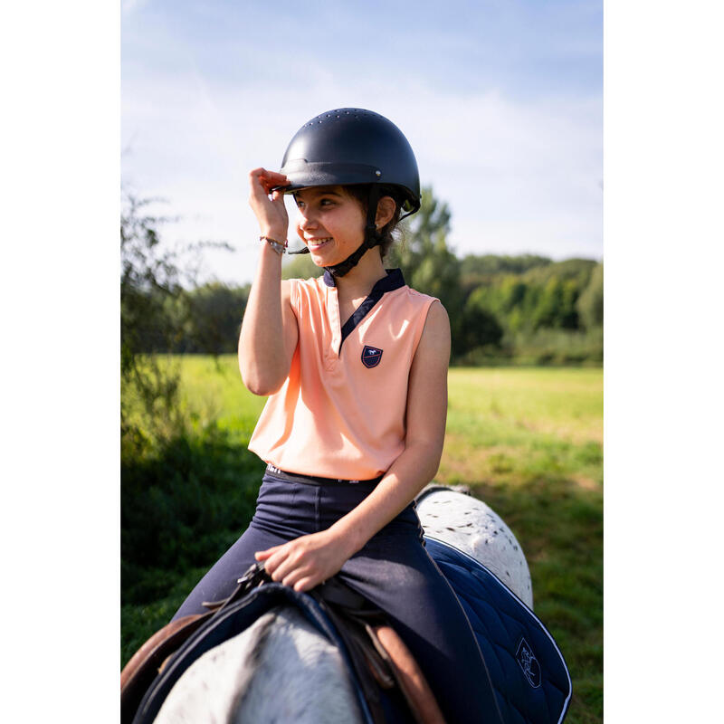 Casque équitation Adulte et Enfant - 100 noir