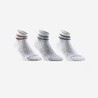 Mid Tennis Socks RS 500 Tri-Pack - Glossy White