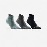 Mid Sports Socks Tri-Pack RS 160 - Khaki/Grey/Black