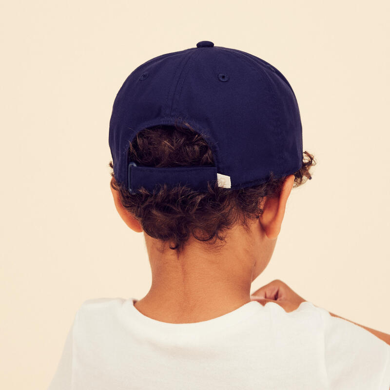 Casquette enfant - 500 Bleu Marine avec motifs