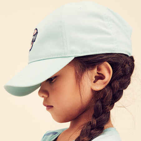 Kids' Cap 500 - Turquoise with Motifs