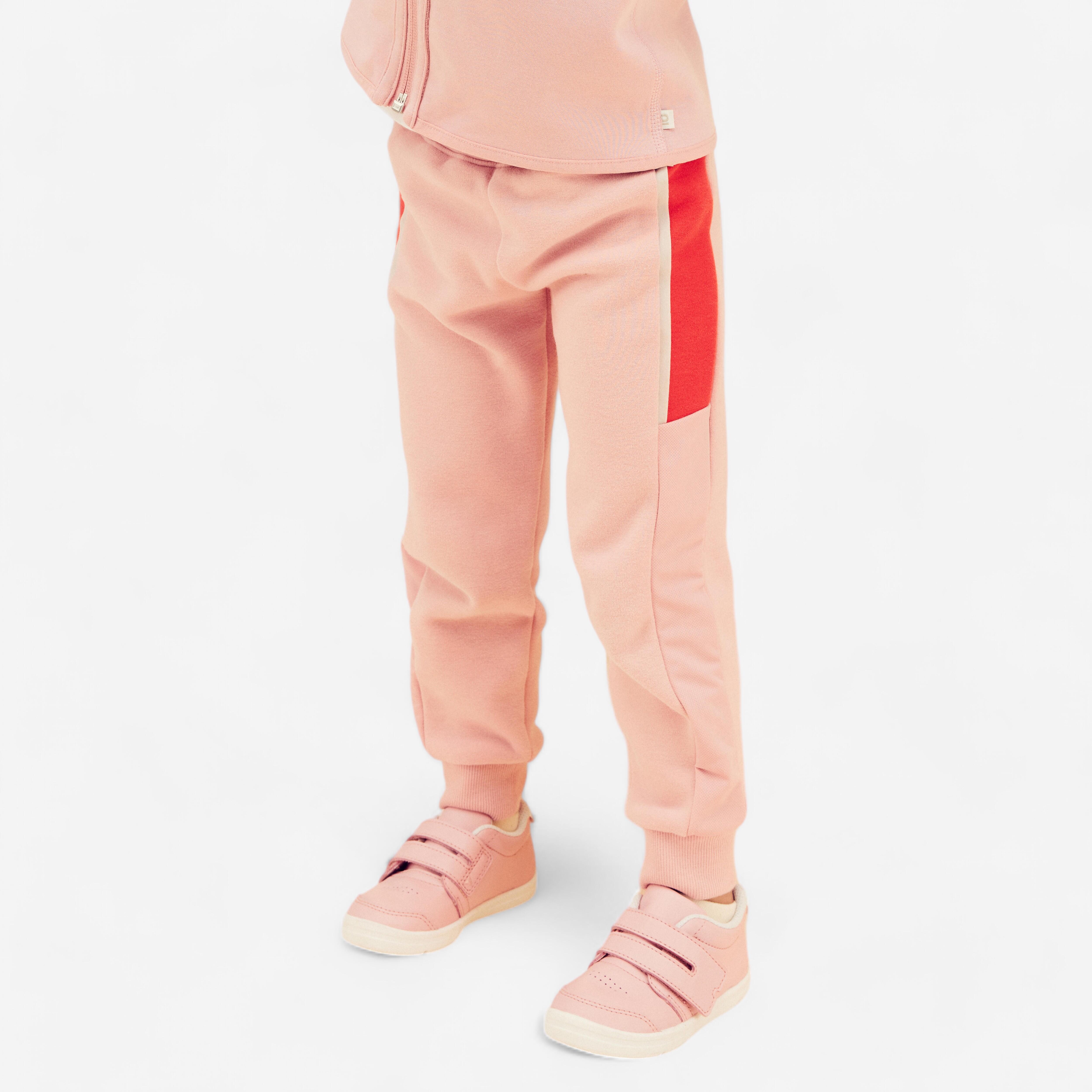 Pantalon de trening respirant, reglabil Baby gym Roz Copii