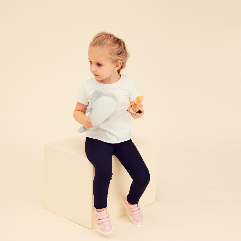 Basic legging voor kinderen katoen zwart