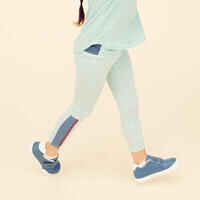 Kids' Adjustable Breathable Leggings 500 - Turquoise