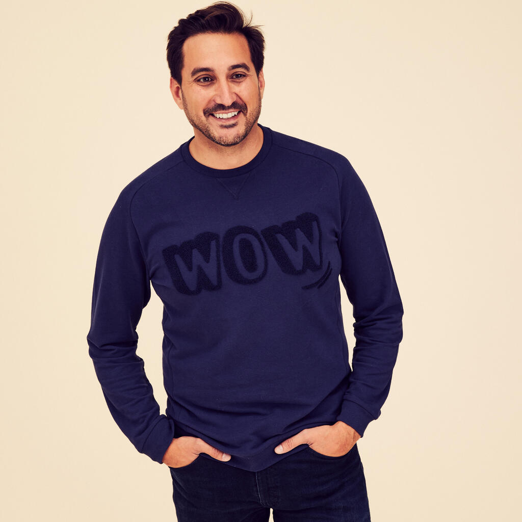 Adult Sweatshirt Maxi Me - Navy Blue