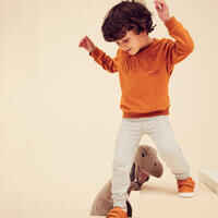 Kids' Sweatshirt Basic - Ochre with Motifs