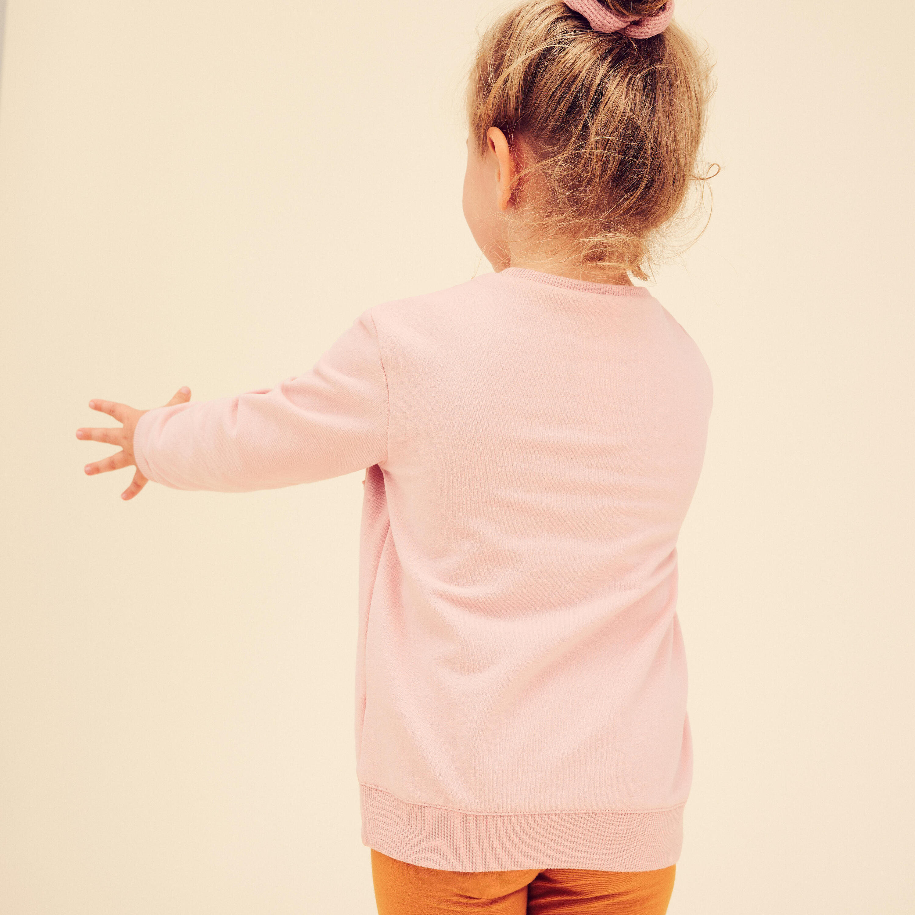 Kids' Sweatshirt Basic - Pink with Motifs 3/6