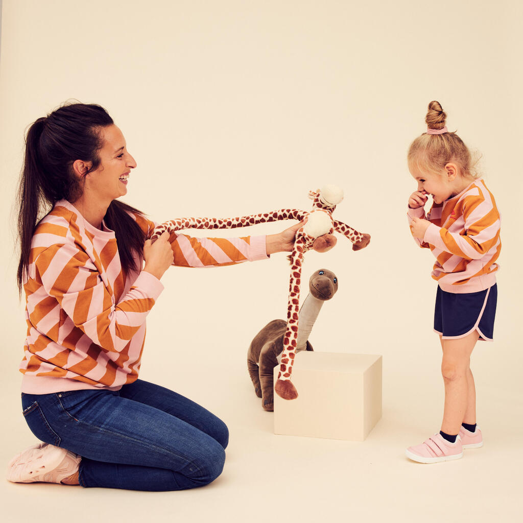 Kids' Basic Sweatshirt - Blue/Turquoise Stripes